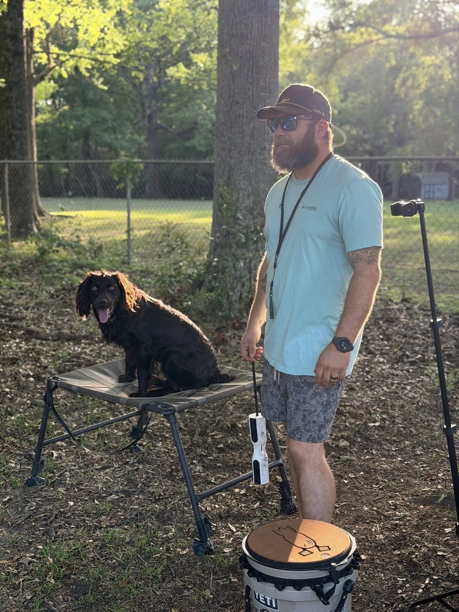 Dog training lanyard